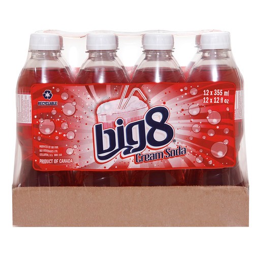 Big 8 Cream Soda 12 x 355 ml (bottles)