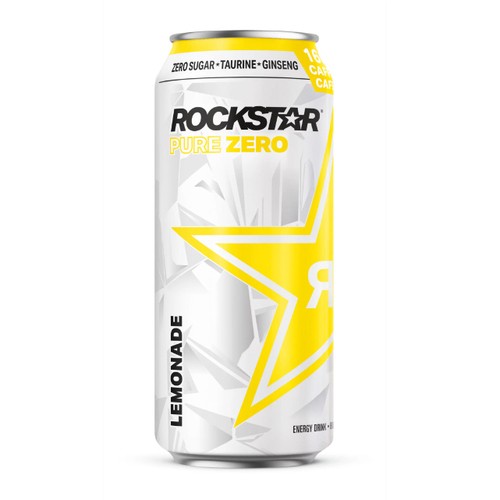 Rockstar Pure Zero Energy Drink Lemonade 473 ml (can)