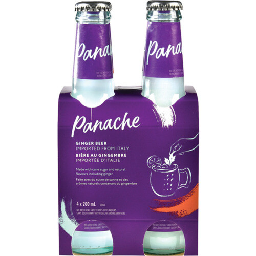 Panache Premium Ginger Beer 4 x 200 ml (bottles)