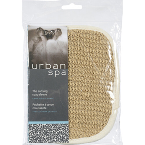 Urban Spa Bamboo & Jute Soap Mitt Gift 1 EA