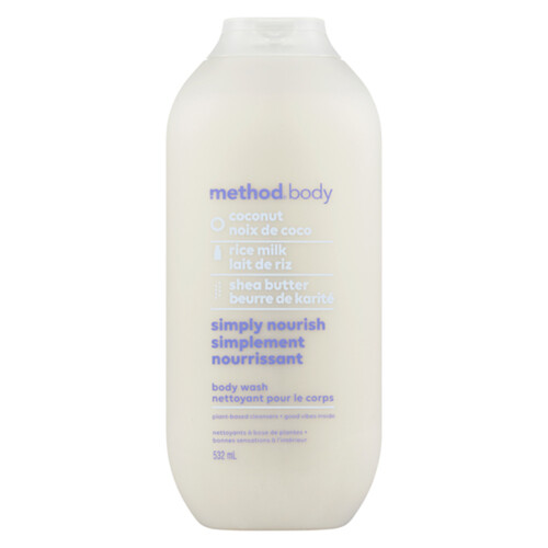 Method Body Wash Experiential Simply Nourish Coconut 532 ml