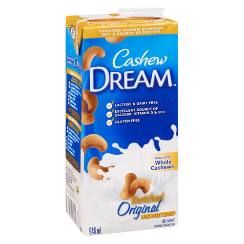 Dream Gluten-Free Cashew Drink Unsweetened 946 ml