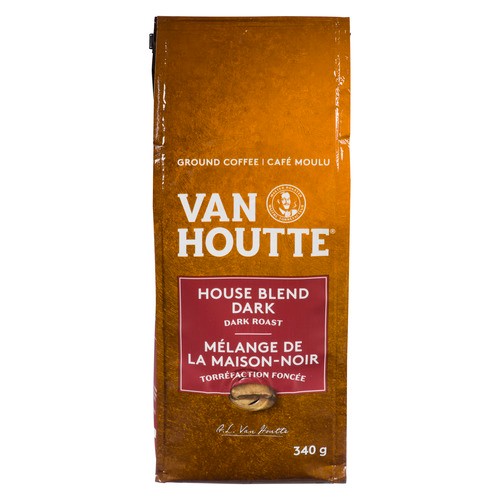Van Houtte Ground Coffee House Blend Dark Roast 340 g