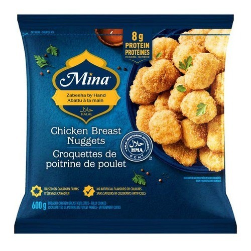 Mina Frozen Chicken Breast Nuggets 600 g