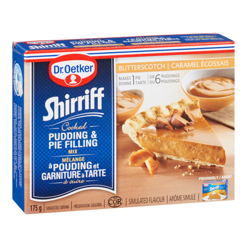 Dr. Oetker Shirriff Pudding & Pie Filling Mix Butterscotch 175 g