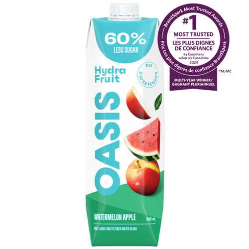 Oasis Hydrafruit Juice Watermelon Apple 960 ml