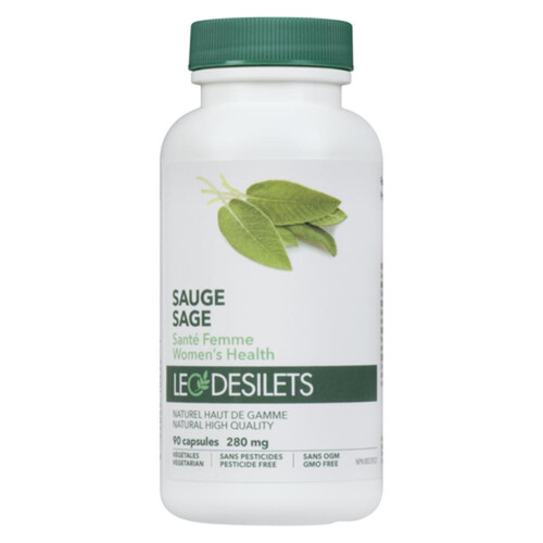 Léo Désilets Woman Health Sage 280 mg Capsules 90 Count