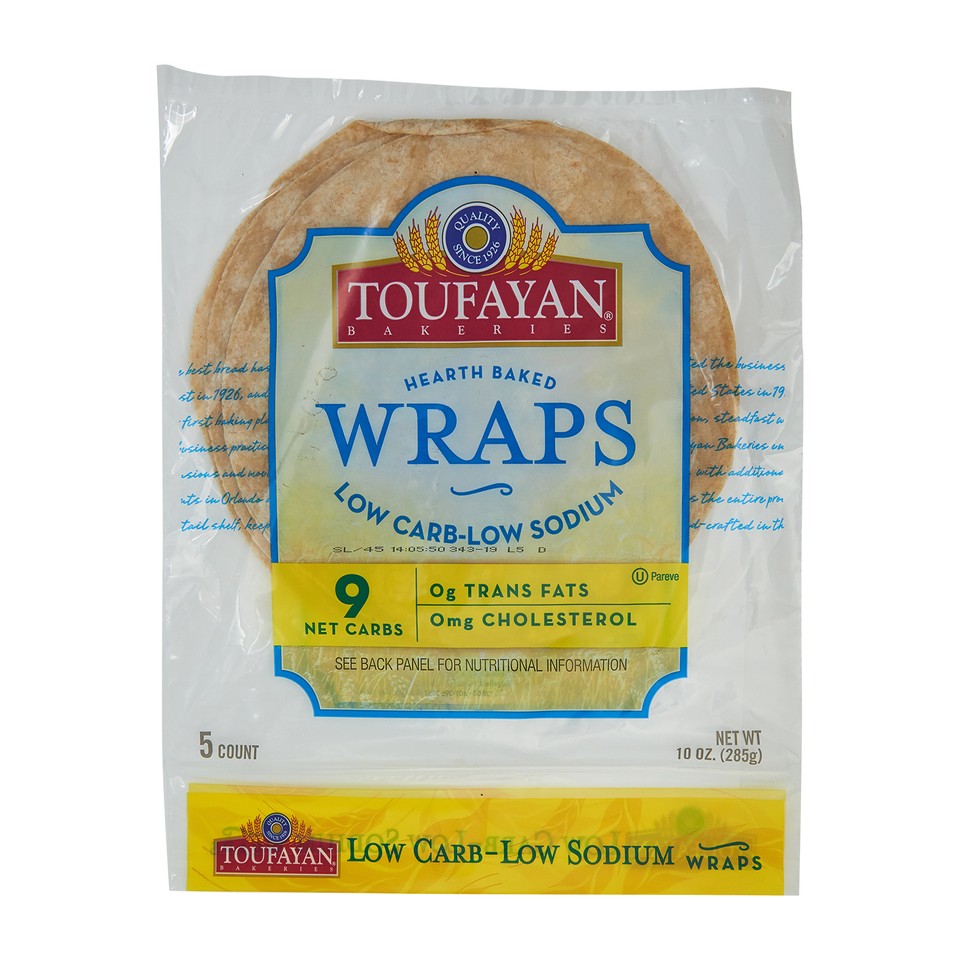 Toufayan Wraps Low Carb 312 g Voilà Online Groceries & Offers
