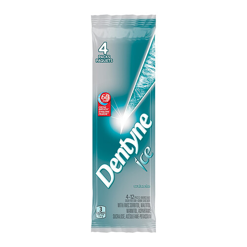 Dentyne Gum Ice Avalanche 4 Pack