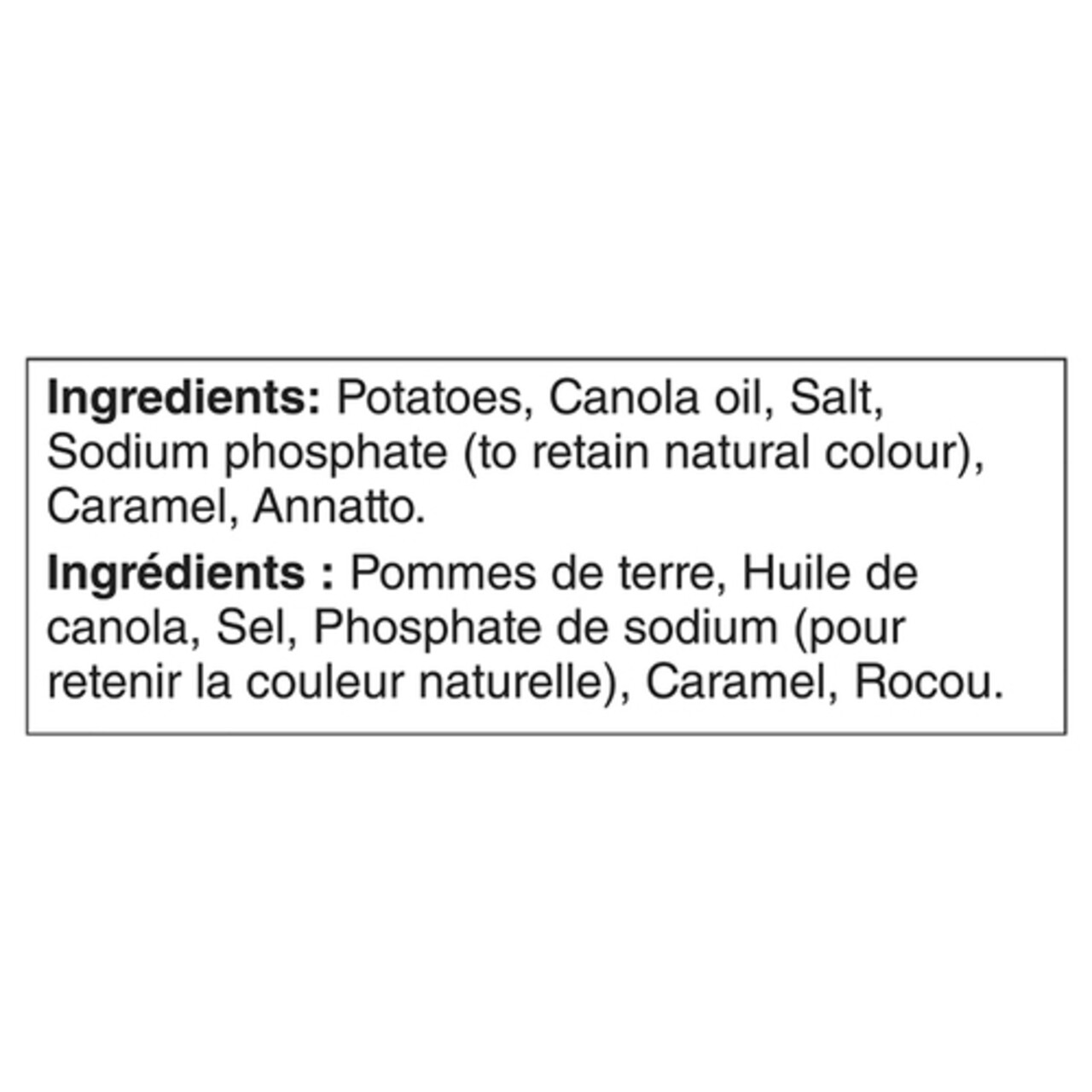 McCain Shoestring Fries 800 g Voilà Online Groceries & Offers