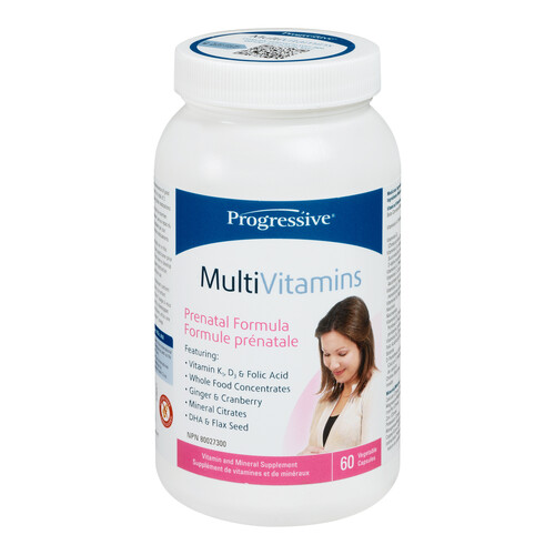 Progressive Prenatal Multivitamins 60 EA