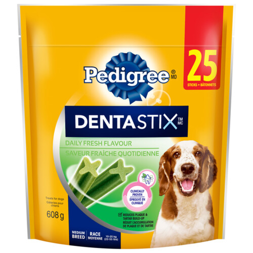 Pedigree Dentastix Oral Care Medium Adult Dog Treats Fresh 608 g
