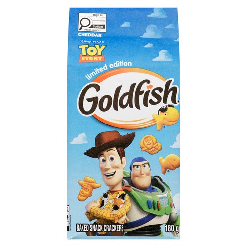 Pepperidge Farm Goldfish Baked Snack Crackers Cheddar Toy Story 180 g