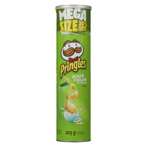 Pringles Potato Chips Sour Cream & Onion 203 g