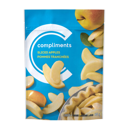 Compliments Frozen Sliced Apples 600 g