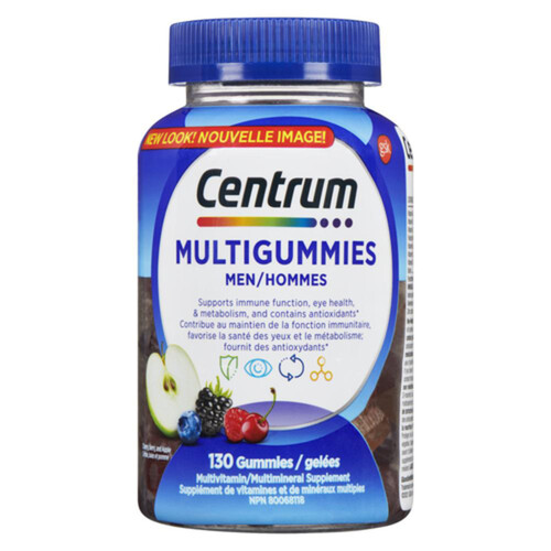 Centrum MultiGummies Men's Supplements 130 Count