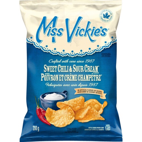 Miss Vickie's Kettle Cooked Potato Chips Sweet Chili & Sour Cream 200 g