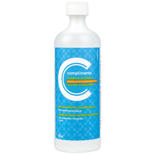 Compliments Rubbing Alcohol 70% Isopropyl 473 ml