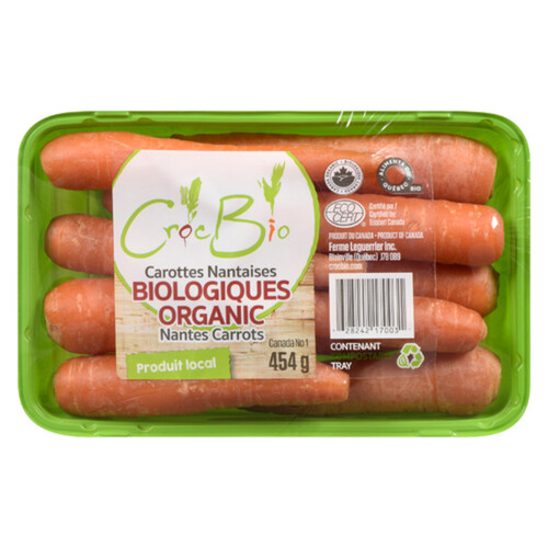 Croc Bio Organic Nante Carrots 454 g