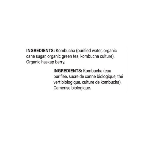 Happy Belly Kombucha Haskap Berry 355 ml