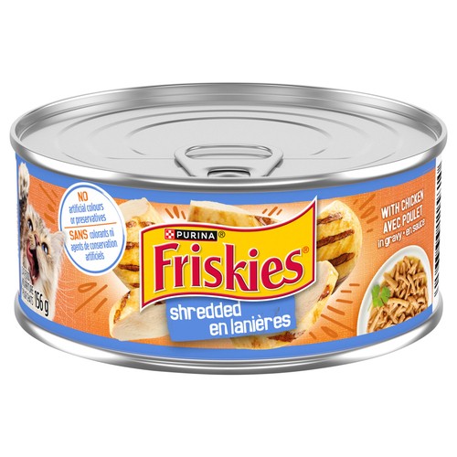 Friskies Shredded Wet Cat Food Chicken in Gravy 156 g