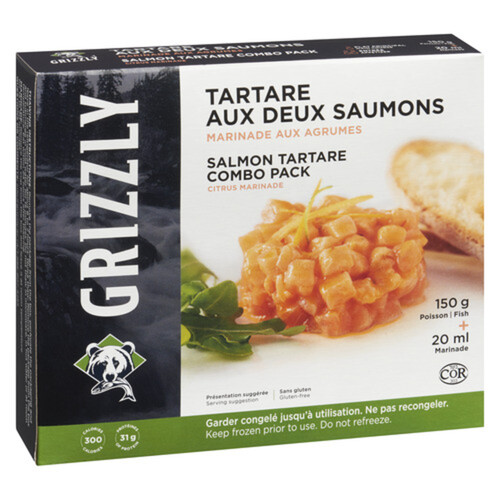 Grizzly Frozen Cubes Atlantic Salmon 150 g