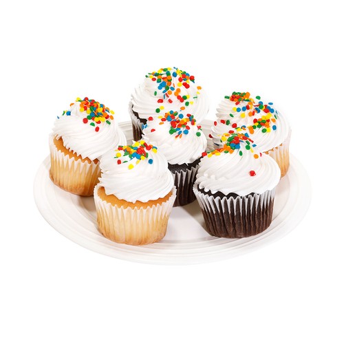 Basic Cupcakes Assorted 6 Pack 245 g (frozen)