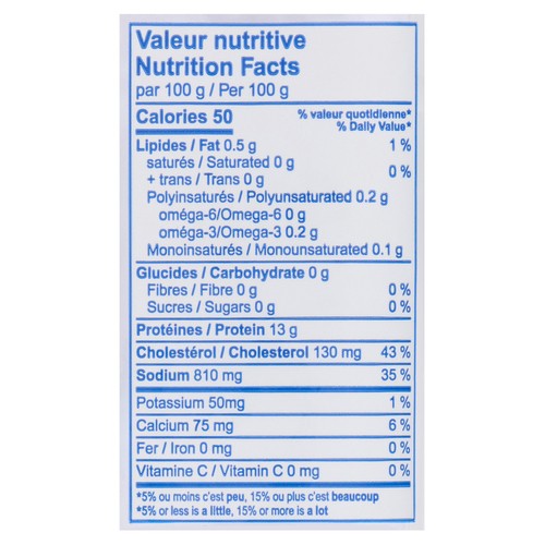 La Crevette Du Nord Frozen Shrimp Cooked Peeled 454 g