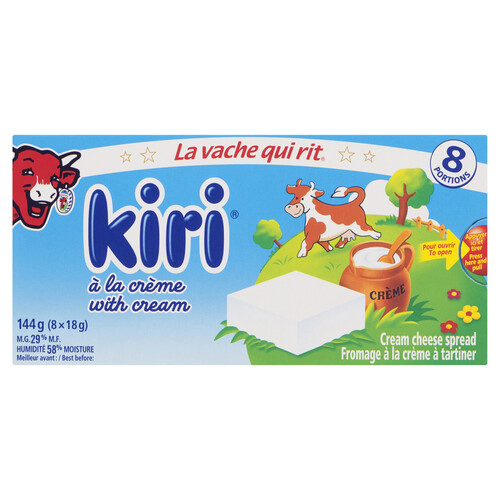 Kiri Cheese Plain 8 x 18 g