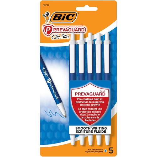 Bic Clic Stic Prevaguard 5 Pens