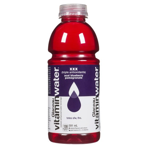Glaceau XXX Vitamin Water Blueberry Pomegranate 591 ml (bottle)