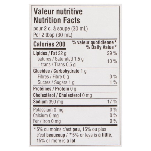 Les Produits Alimentaires Vio Chefs Salad Dressing 500 ml