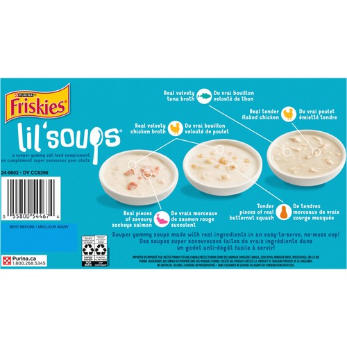 Friskies Lil' Soups Wet Cat Food Greatest Hits Variety Pack 18 x 34 g