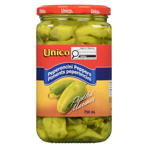 Unico Pickled Peperoncini Peppers 750 ml