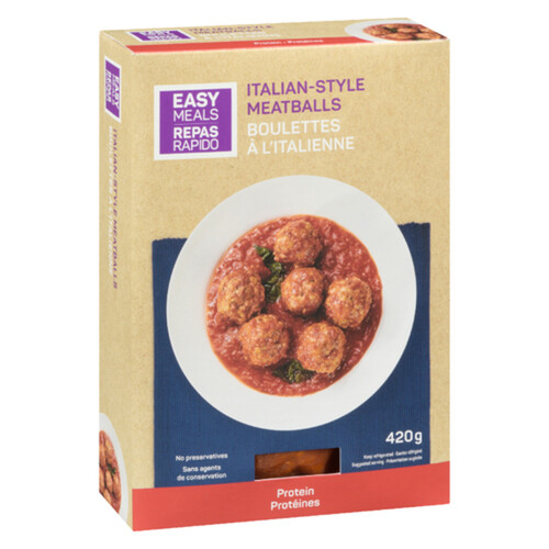 Easy Meals Entrée Pork and Veal Meatballs 420 g