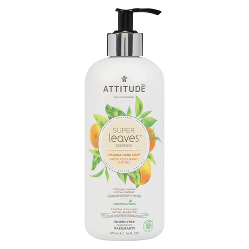 Attitude Natural Hand Soap Orange Leaves 473 ml