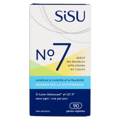 Sisu Supplement No. 7 Reduce Joint Pain Formula 90 Vegetable Capsules