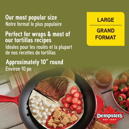 Dempster’s Tortillas Ancient Grains Large 488 g