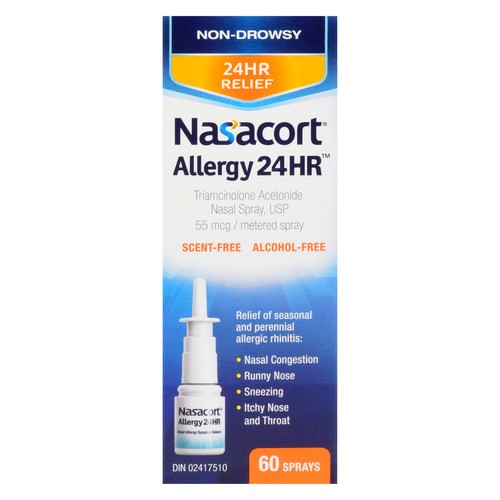 Nasacort Allergy Relief 24Hr Nasal Spray 60 Sprays