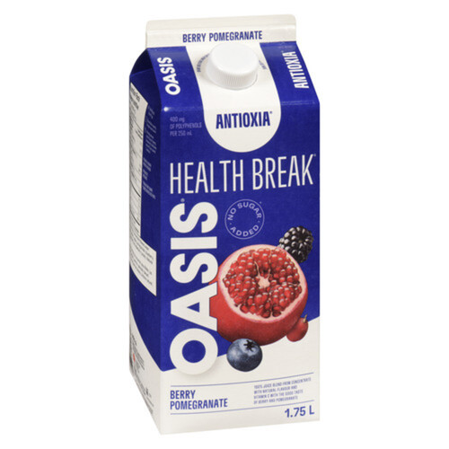 Oasis Health Break Juice Berry Pomegranate 1.75 L