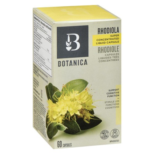 Botanica Super Concentrated Rhodiola Liquid Capsule 60 Count