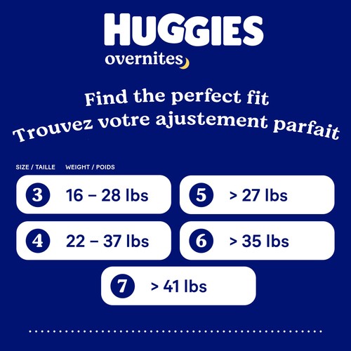 Huggies Overnites Diapers Size 6 42 Count