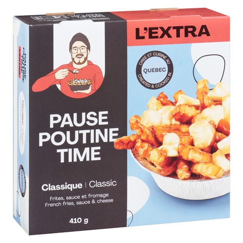 MS3Food - Poutine Day Everyday Frozen Entree L'Extra Pause Poutine Time Classic 410 g