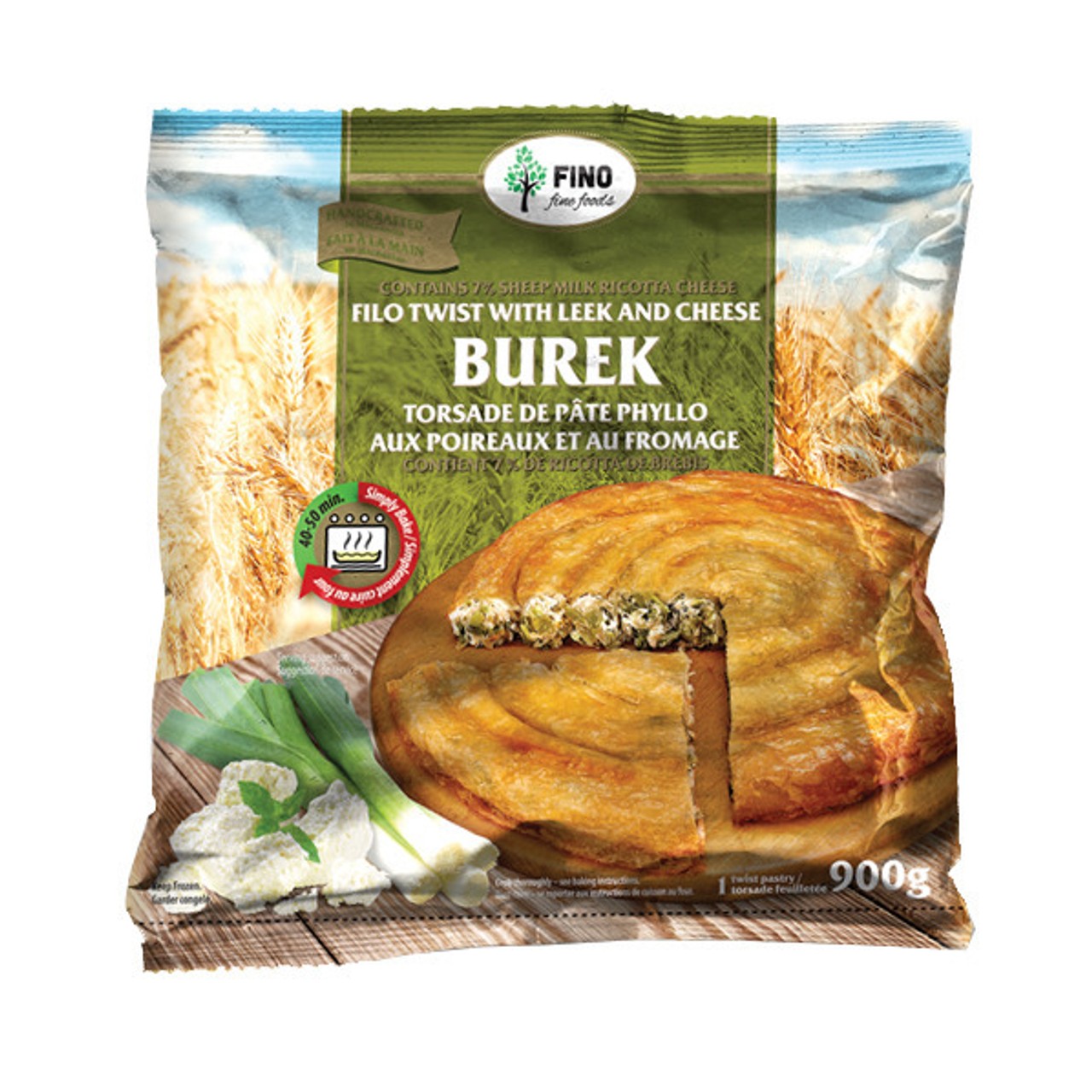 Fino Fine Foods Leek & Cheese Filo Twist 900 g (frozen) - Voilà Online ...