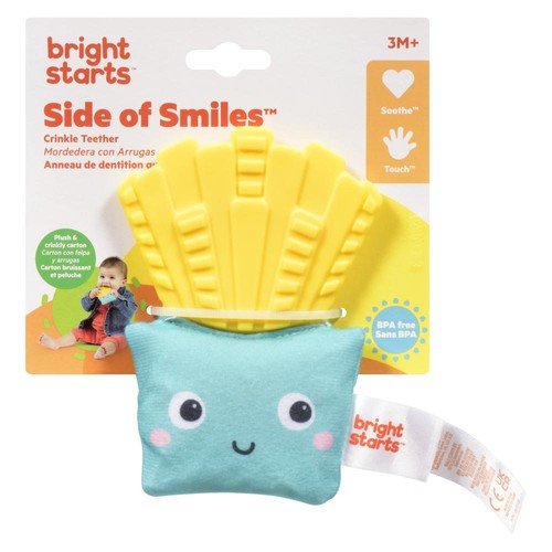 Bright Starts Crinkle Teether Side Of Smiles 1 Count