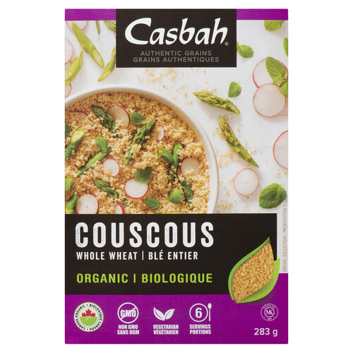 Casbah Organic Whole Wheat Couscous 263 g