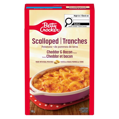 Betty Crocker Scalloped Potatoes Cheddar & Bacon 148 g