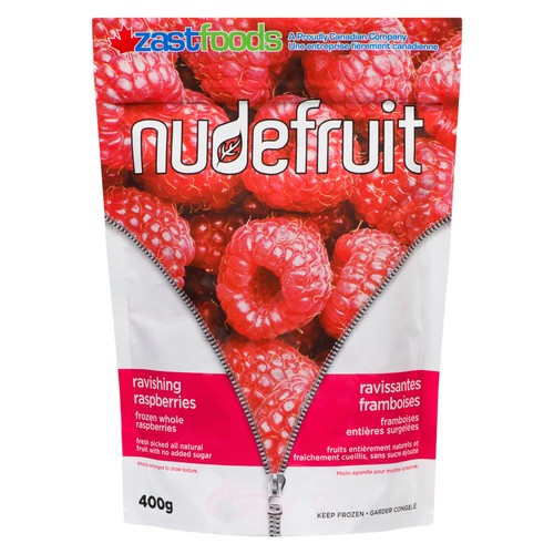 Nudefruit Frozen Fruit Ravishing Raspberries 400 g