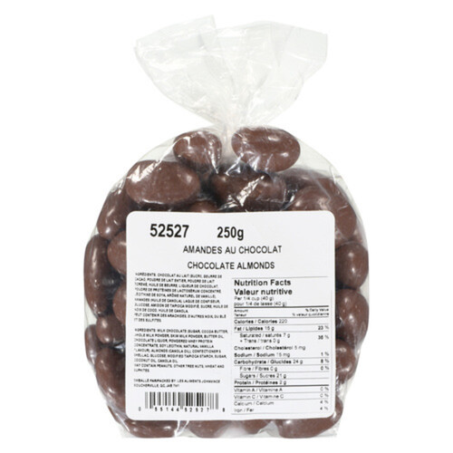 Johnvince Foods Milk Chocolate Almonds 250 g