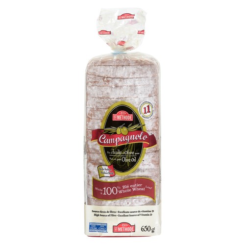 Campagnolo Loaf 100% Whole Wheat Bread 650 g